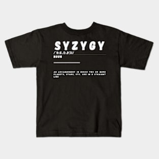 Word Syzygy Kids T-Shirt